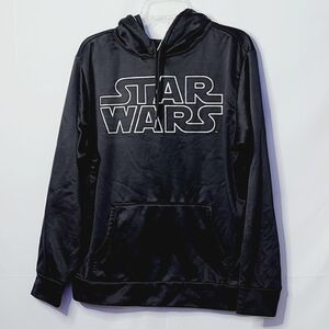 Star Wars hooded black sweatshirt hoodie sz Medium
